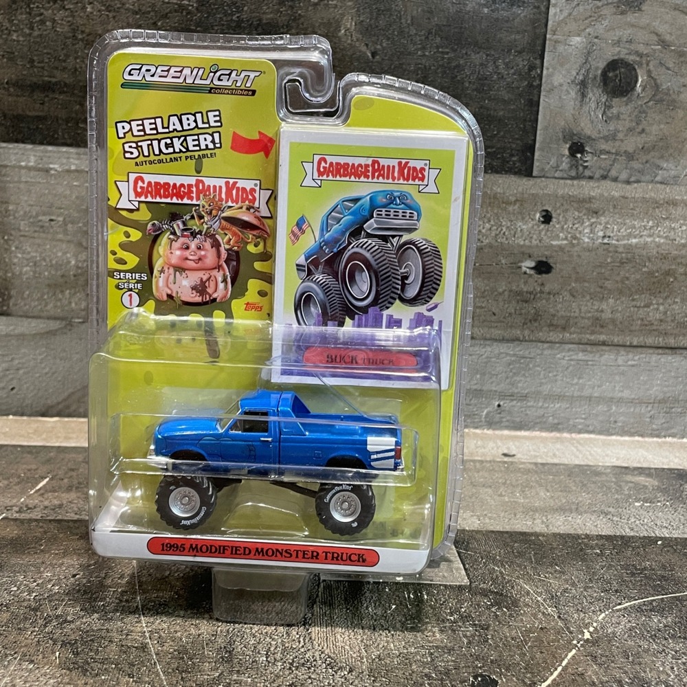 Greenlight Garbage Pail Kids Series 1 Buck Truck 1995 Modified Monster  1:64